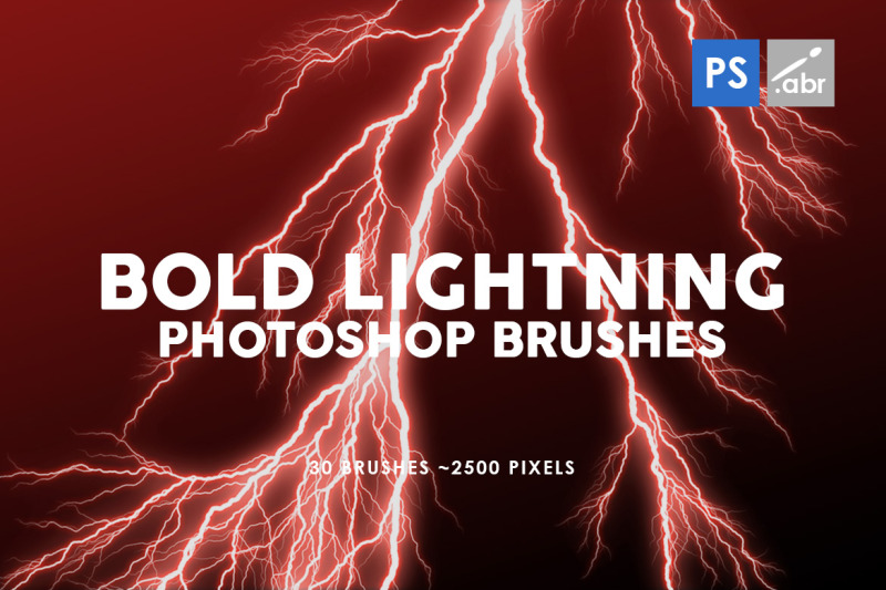 bold-lightning-photoshop-brushes