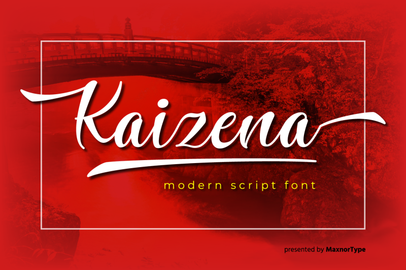 kaizena-a-modern-script-font