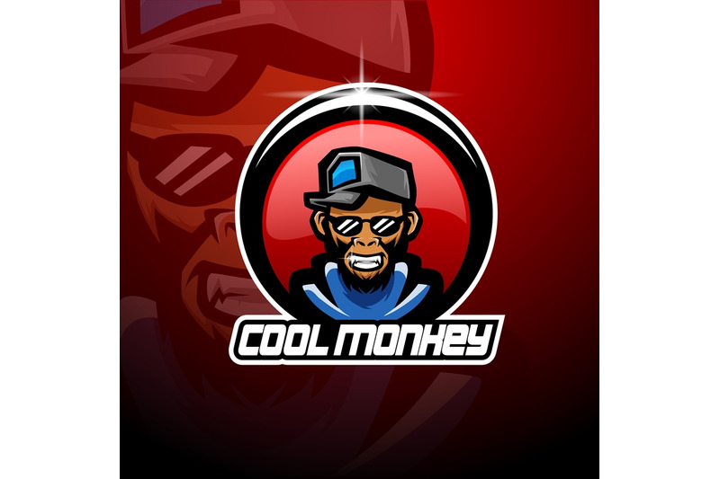 cool-monkey-esport-mascot-logo