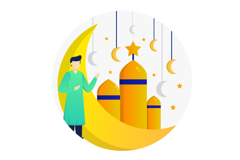 islamic-flat-illustration