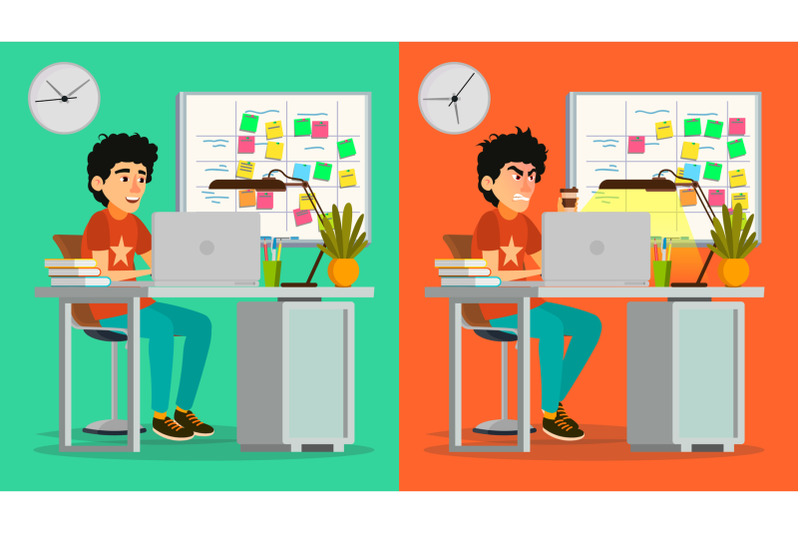 stressed-out-man-vector-young-coder-working-at-office-stressful-work-job-tired-junior-programmer-person-hard-career-company-employee-software-development-flat-cartoon-character-illustration