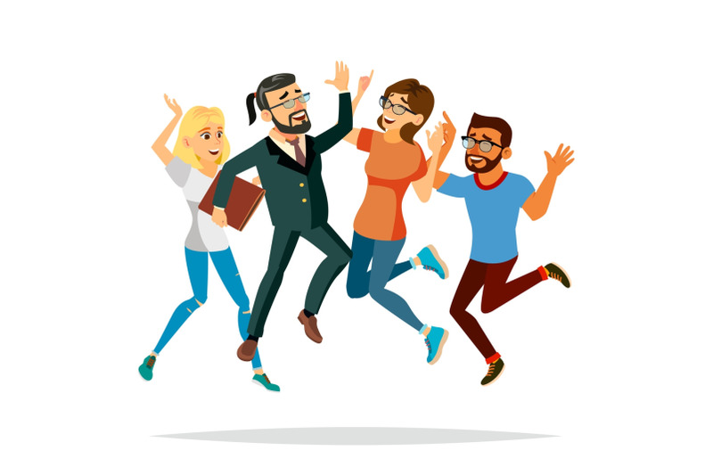 business-people-jumping-vector-celebrating-victory-concept-attainment-objective-attainment-achievement-isolated-flat-cartoon-character-illustration