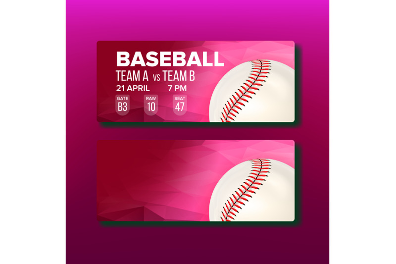 red-coupon-for-visit-baseball-game-template-vector