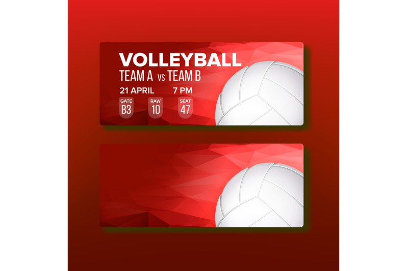 red-coupon-on-volleyball-game-template-vector