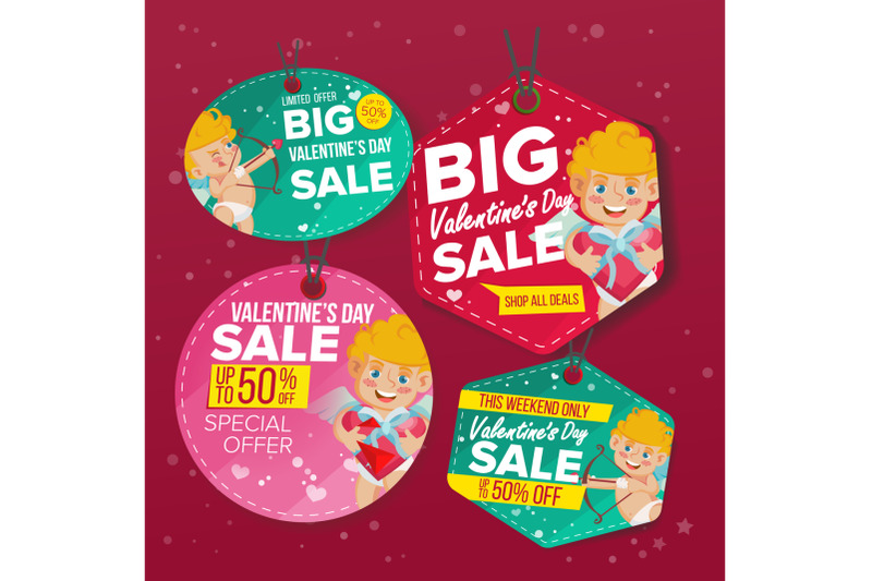 valentine-s-day-sale-love-tags-vector-flat-february-14-special-offer-stickers-cupid-50-off-text-hanging-sale-banners-with-half-price-modern-illustration