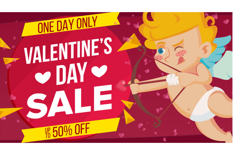 valentine-s-day-sale-banner-vector-happy-cupid-amour-template-design-for-february-14-banner-brochure-poster-discount-offer-advertising-best-offer-marketing-advertising-design-illustration