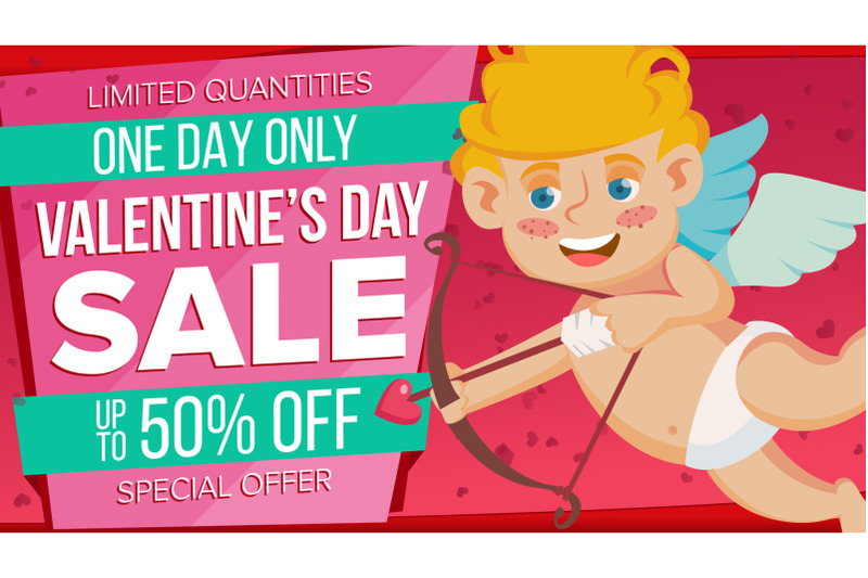 valentine-s-day-sale-banner-vector-cute-amour-template-design-for-february-14-poster-brochure-card-shop-discount-advertising-advertising-design-illustration