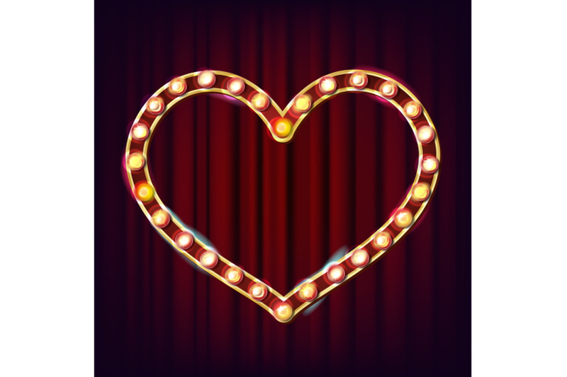 golden-heart-frame-vector-glowing-light-bulbs-retro-lamp-heart-frame-sign-vintage-golden-illuminated-neon-light-3d-realistic-illustration