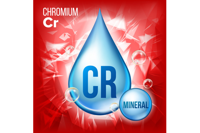 cr-chromium-vector-mineral-blue-drop-icon-vitamin-liquid-droplet-icon-substance-for-beauty-cosmetic-heath-promo-ads-design-3d-mineral-complex-with-chemical-formula-illustration