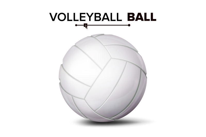 realistic-volleyball-ball-vector-classic-round-white-ball-sport-game-symbol-illustration