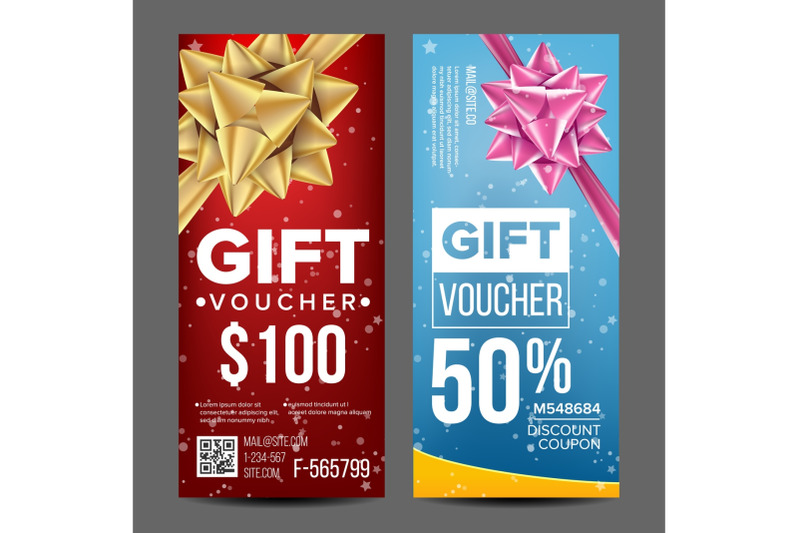 voucher-coupon-template-vector-vertical-leaflet-offer-promotion-advertisement-special-offer-free-gift-illustration