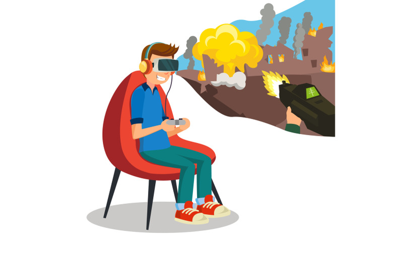 augmented-reality-game-vector-young-boy-with-headset-playing-virtual-reality-simulation-game-isolated-flat-cartoon-character-illustration