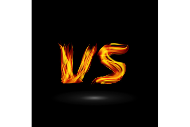 versus-vector-flame-letters-fight-background-design-competition-icon-fight-symbol