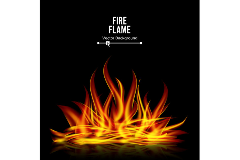 bonfire-vector-on-black-background-realistic-illustration