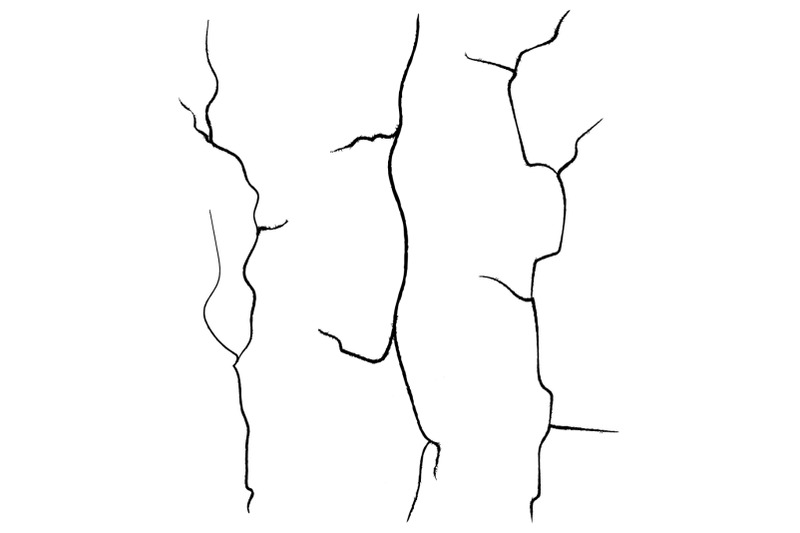 wall-cracks-vector-set-isolated-on-white-background