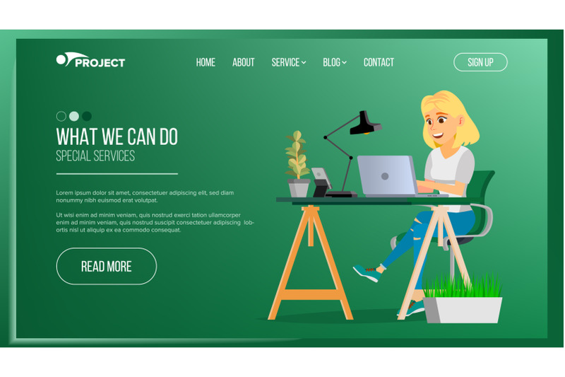 website-page-vector-business-agency-network-connection-cartoon-person-digital-developer-illustration
