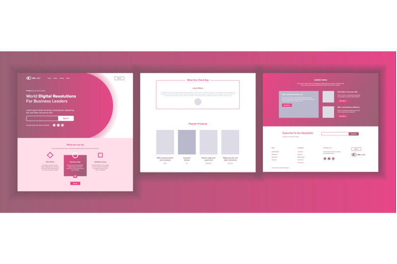 website-template-vector-page-business-technology-landing-web-page-creative-modern-layout-payment-plan-design-business-industry-innovation-illustration