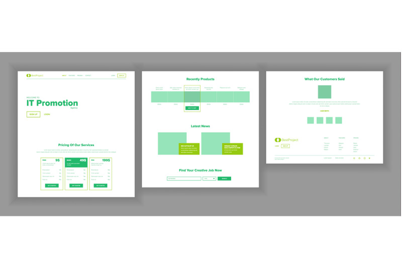 web-page-design-vector-website-business-screen-internet-traffic-landing-template-business-success-money-planning-corporate-dividend-illustration