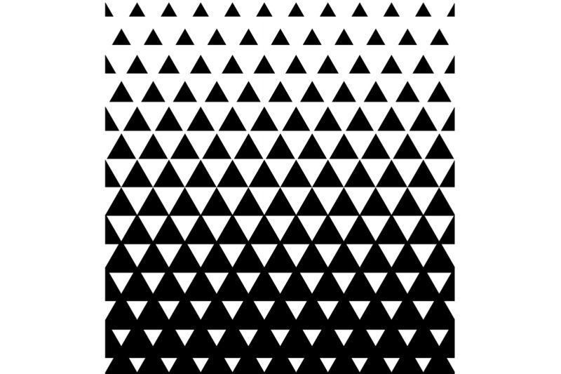 halftone-triangular-pattern-vector-abstract-transition-triangular-pattern-wallpaper-seamless-black-and-white-triangle-geometric-background