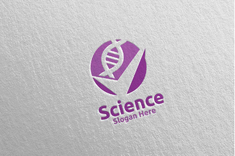 check-dna-science-and-research-lab-logo-design-51