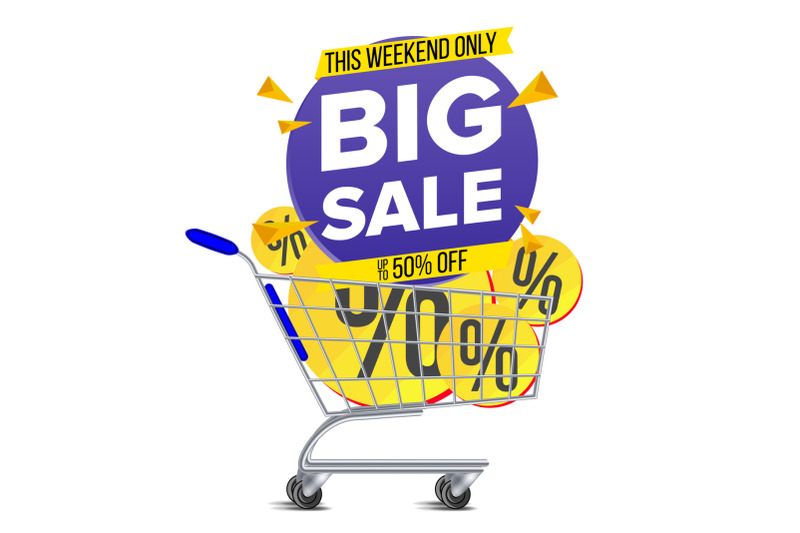 shopping-cart-big-sale-banner-vector-discount-special-offer-banners-template-isolated-illustration