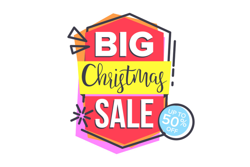 christmas-sale-sticker-vector-shopping-concept-cheap-sign-discount-tag-special-offer-banner-isolated-illustration