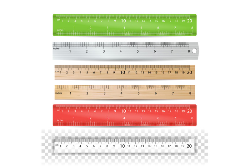 color-school-ruler-vector-plastic-wooden-metal-centimeters-and-inches-scale-stationery-ruler-tool-isolated-illustration