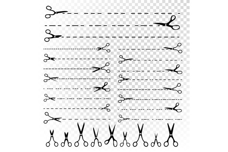 scissor-line-vector-set-dotted-cutting-lines-black-scissor-silhouettes-cut-crop-border-cutout-template-craft-blade-isolated-on-transparent-background-illustration