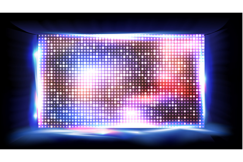 screen-led-vector-display-projection-stadium-stage-illustration