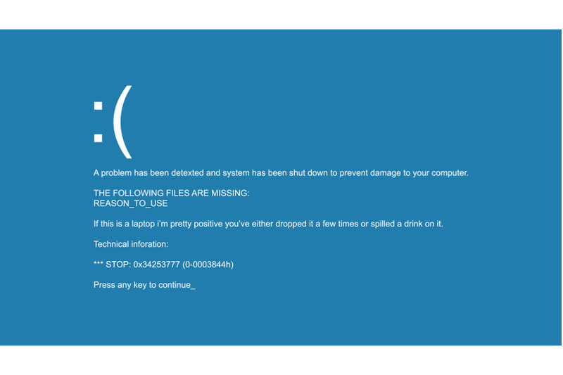 blue-screen-of-death-vector-interrupt-request-level-software-hardware-crash-illustration