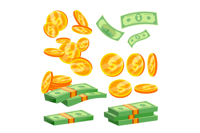 packages-of-banknotes-vector-pile-of-cash-dollar-stack-hundreds-of-dollars-isolated-flat-cartoon-illustration