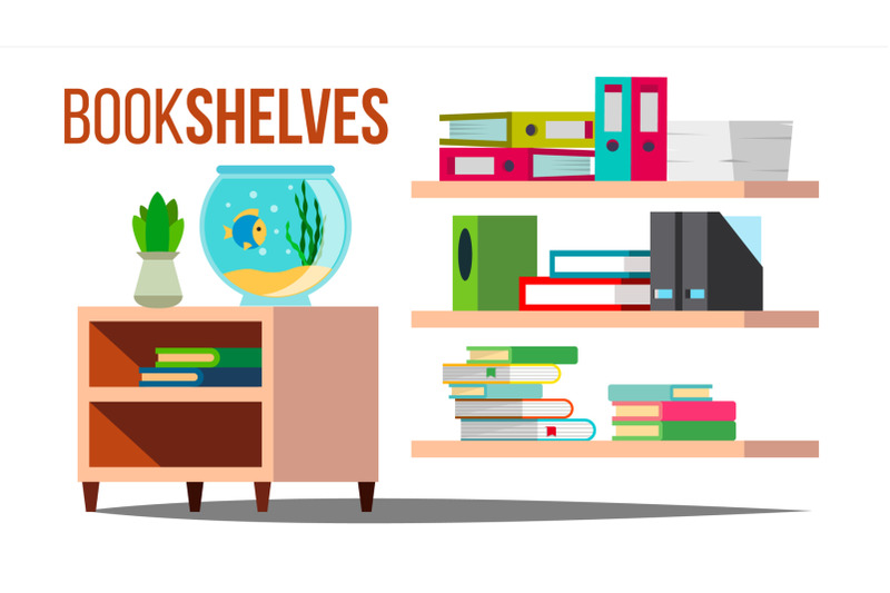 storage-shelves-vector-document-book-office-folders-data-design-stack-flat-isolated-illustration