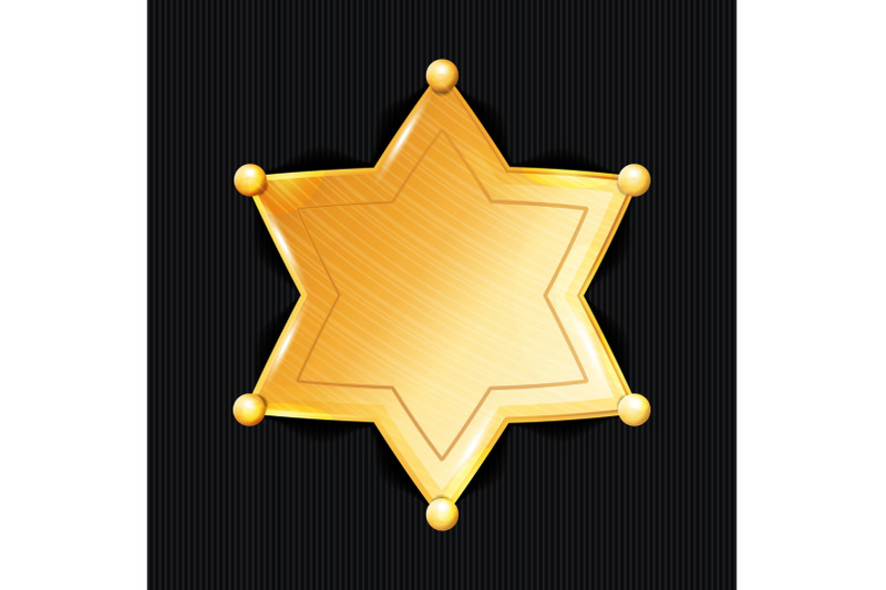 sheriff-badge-star-vector-classic-symbol-municipal-city-law-enforcement-department