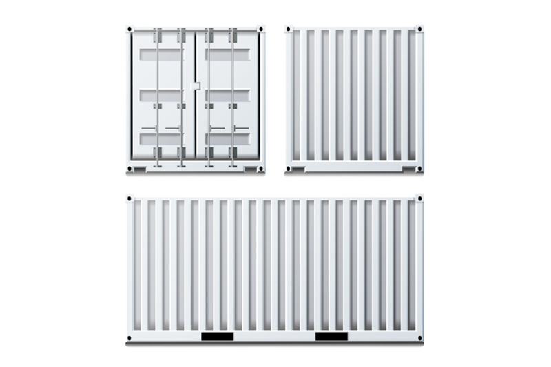 white-cargo-container-vector-classic-cargo-container-freight-shipping-concept-logistics-isolated-on-white-background-illustration