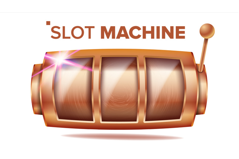 slot-machine-vector-bronze-lucky-empty-slot-bingo-background-design-spin-machine-template-fortune-jackpot-casino-illustration