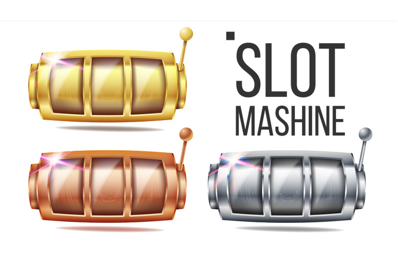 empty-slot-machine-set-vector-golden-silver-bronze-spin-machine-template-fortune-jackpot-casino-illustration