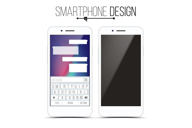 smartphone-mockup-design-vector-white-modern-trendy-mobile-phone-front-view-isolated-on-white-background-realistic-3d-illustration