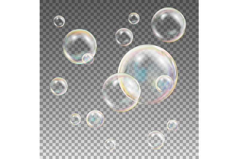 soap-bubbles-vector-rainbow-reflection-soap-bubbles-aqua-wash-isolated-illustration