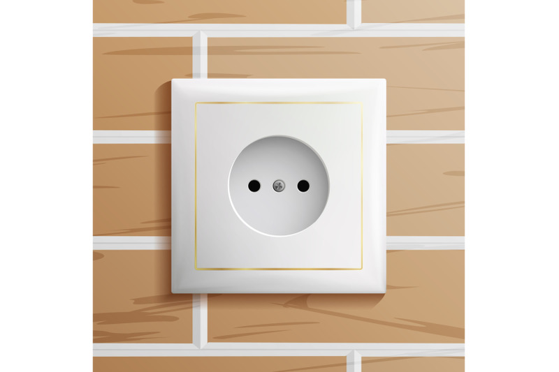 electric-socket-vector-modern-european-plastic-electrical-outlet-brick-wall-realistic-illustration