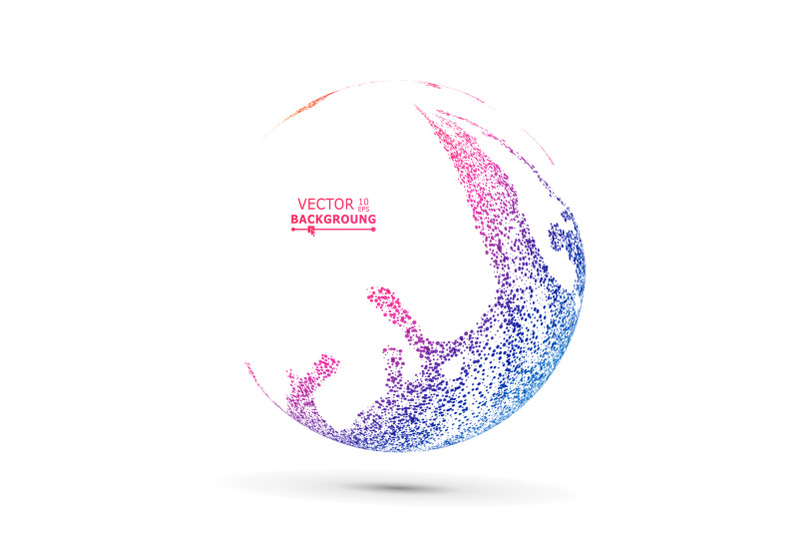 colorful-sphere-composition-vector-bright-dotted-abstract-graphics-isolated-on-white-background