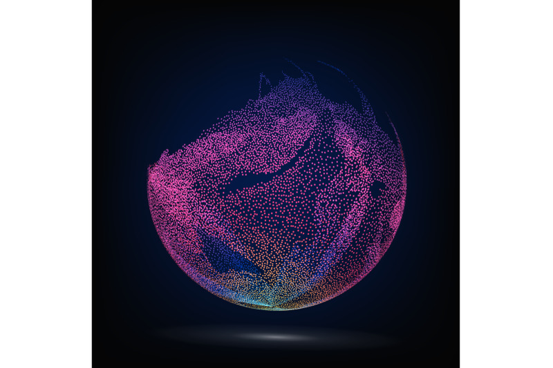 colorful-sphere-composition-vector-glowing-abstract-background