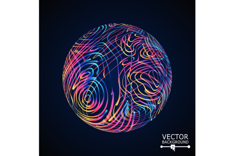 sphere-with-swirled-stripes-vector-glowing-background
