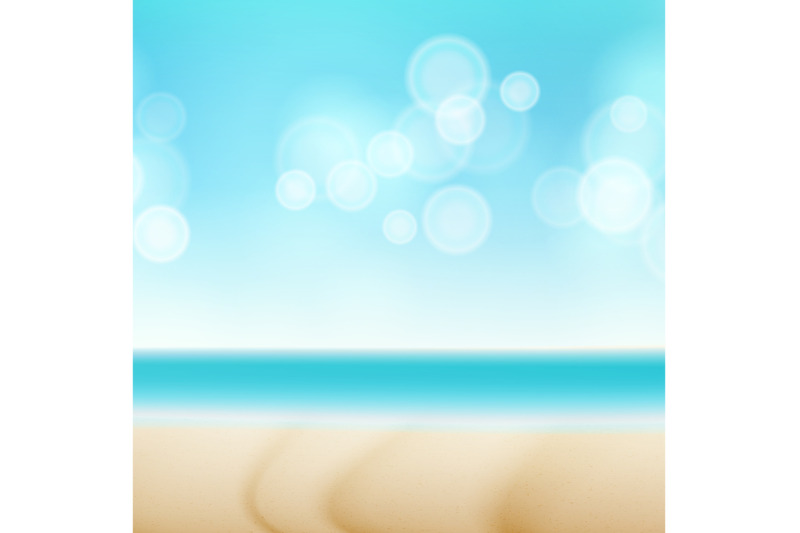 beach-summer-seaside-vector-background-bokeh-sky-light-wave-blue-sky-with-copy-space-tourism-trip-illustration