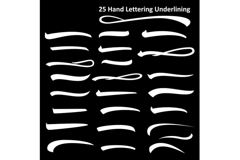 set-of-hand-lettering-underlines-lines-isolated-on-white-vector-illustration-pen-line