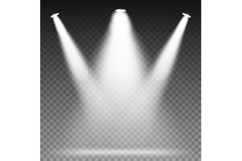 white-beam-lights-spotlights-vector-scene-light-effects