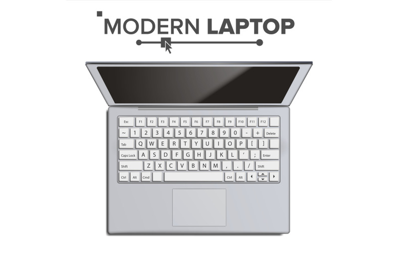 laptop-vector-realistic-modern-laptop-top-view-isolated-illustration