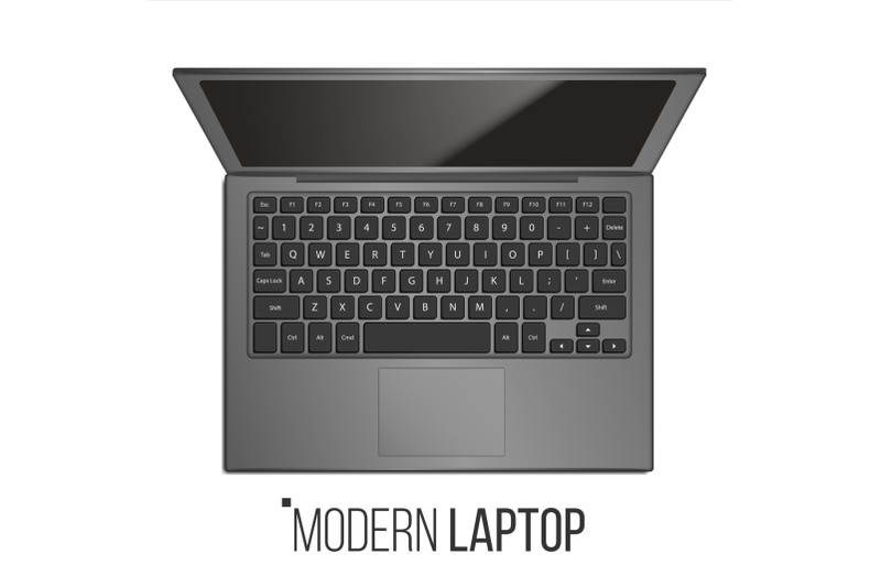 laptop-computer-vector-realistic-modern-office-laptop-top-view-isolated-illustration