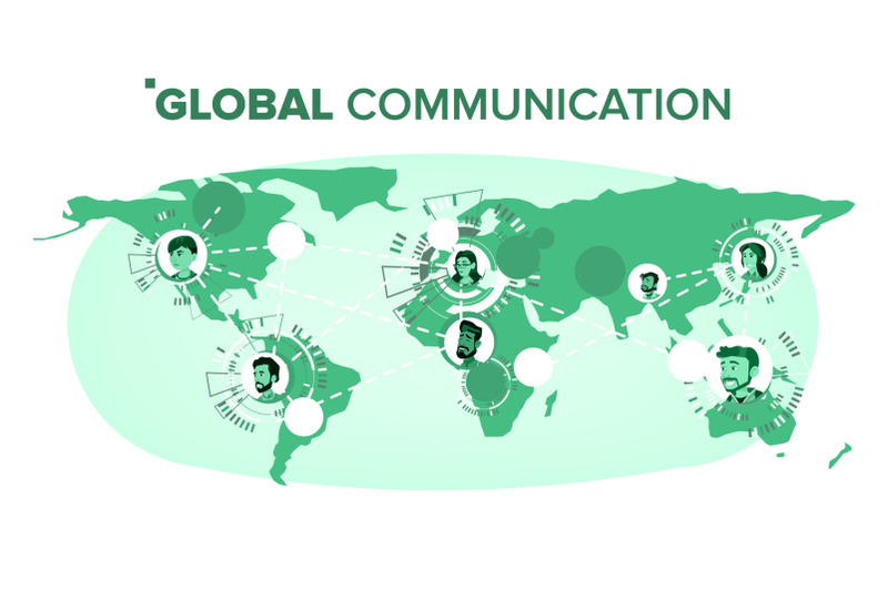 global-communication-vector-people-on-world-map-teamwork-connection-isolated-illustration