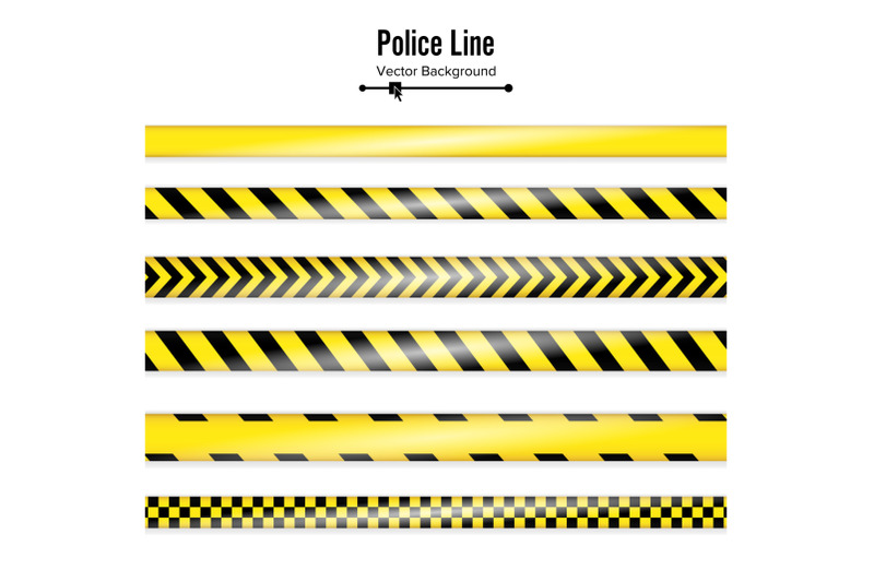 yellow-with-black-police-line-danger-security-quarantine-tapes-isolated-on-white-background-vector-illustration