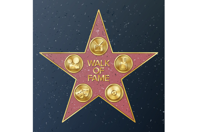 hollywood-walk-of-fame-vector-star-illustration-famous-sidewalk-boulevard-public-monument-to-achievement